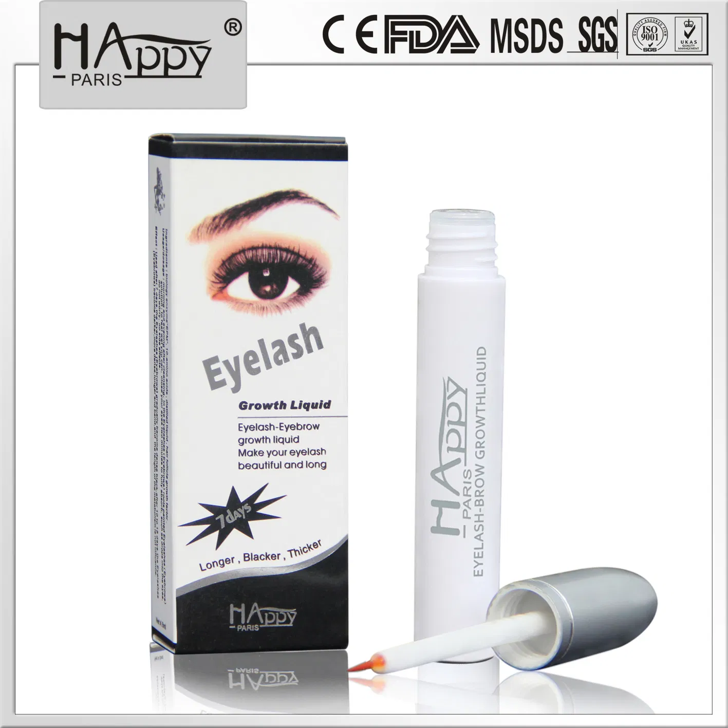 FDA Ce Eyelash Growth Serum Happy Paris Eyelash Growth Serum Eyelash Treatment Product