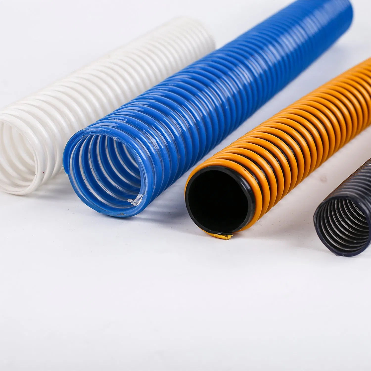 High Quality Industrial Mining PVC Suction Hose Thickened Spiral Reinforced Plastic Hose