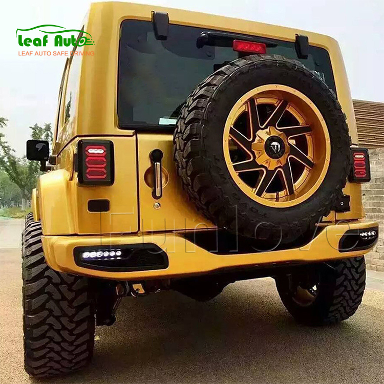 Дымчатые задние фонари LED для Jeep Wrangler JK 2007-2017