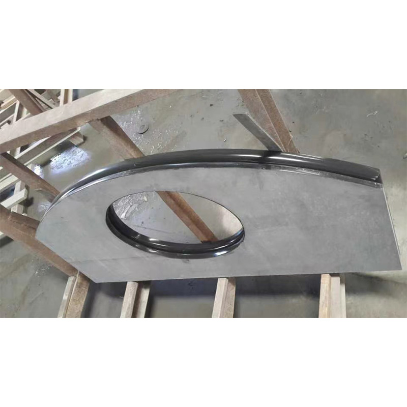 India Black Granite Polished Countertop/Bathroom Top/Kitchen Top Price