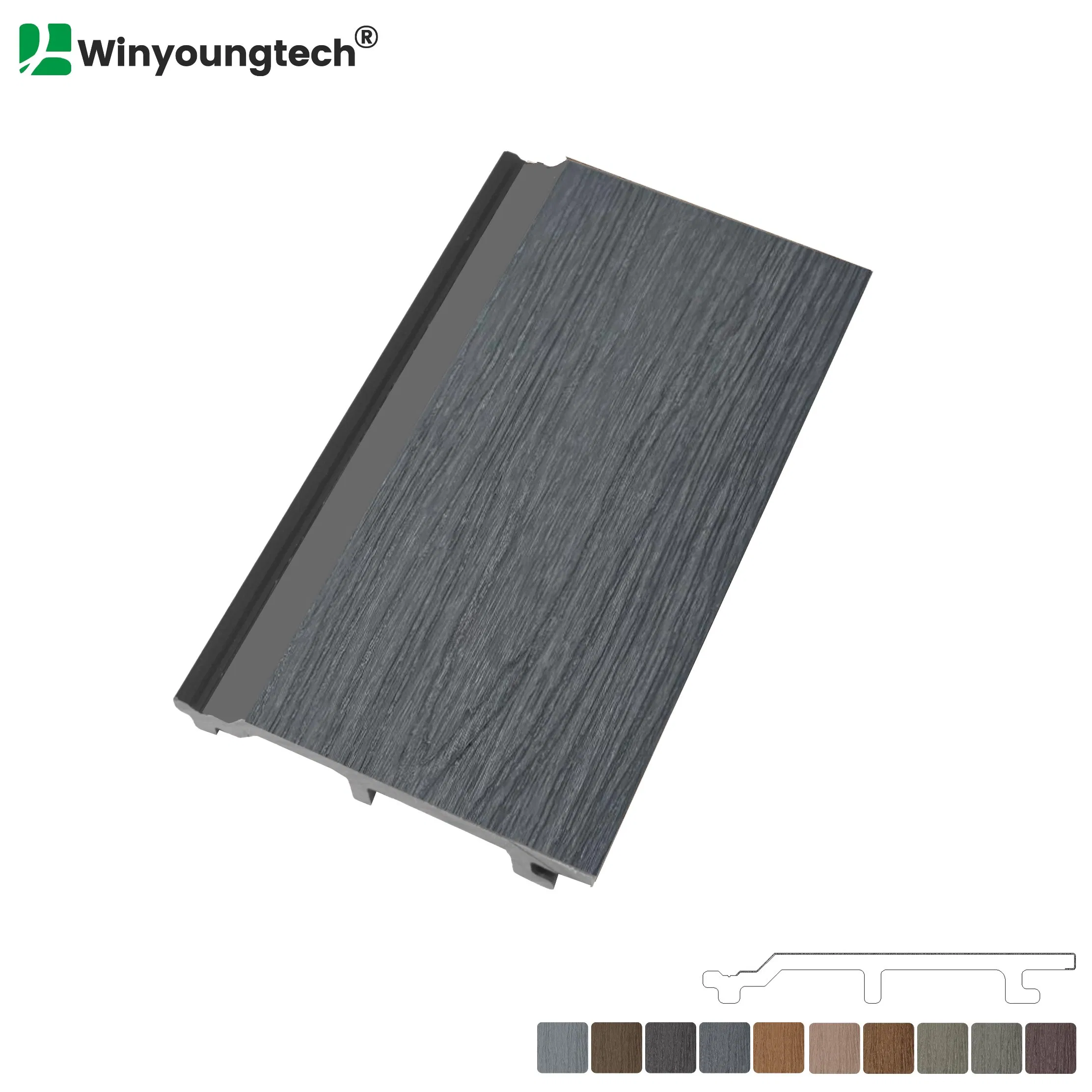 Customizable Colors Outdoor Building Material WPC Wall Panel Cladding