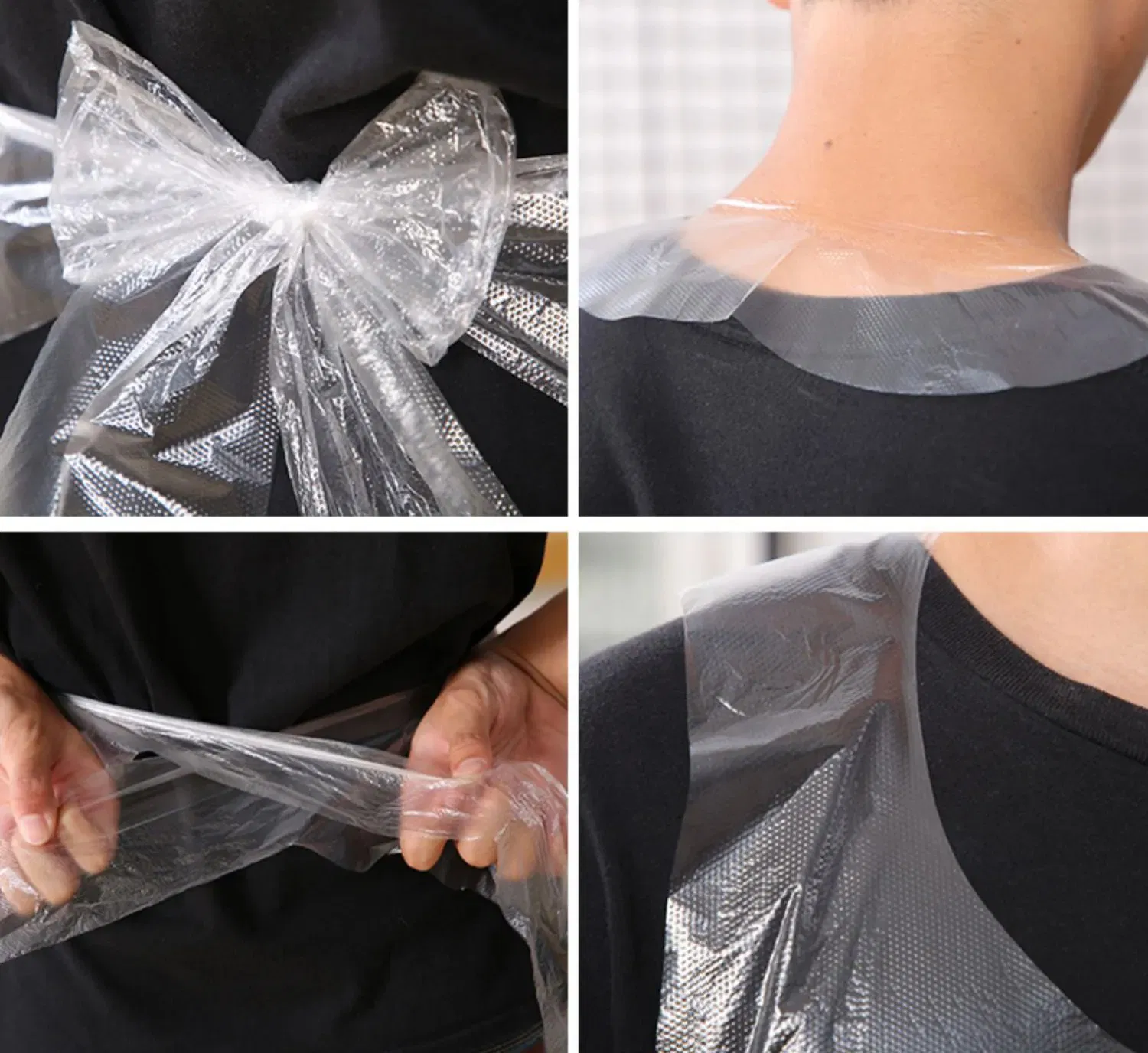Good Quality Transparent Blue Customized Colors PE Disposable Plastic Apron