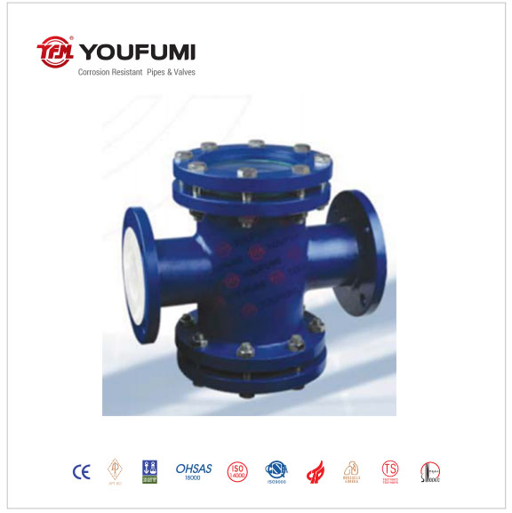 PFA/FEP/PTFE Lined Sight Glass ANSI
