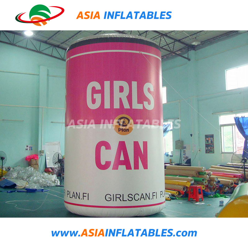 Inflatable Advertising Can, Inflatable Bottle for Advertising with Digital Printing