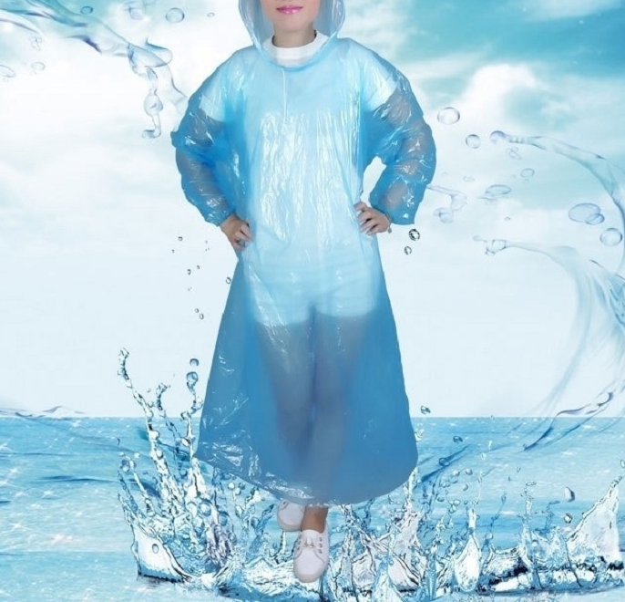 Emergency Waterproof Cloth Raincoat Disposable One Time Use Wbb17221