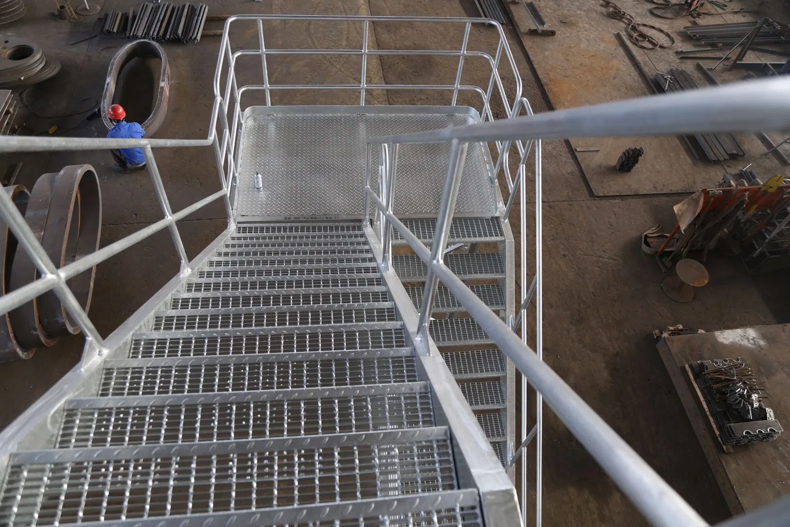Building Material Steel Staircase Galvanized Steel Fence Grating