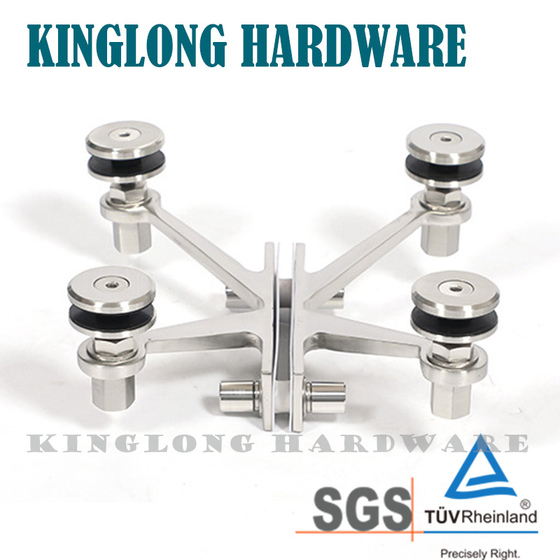Stainless Steel Glass Fitting 4 Arms Curtain Wall Glass Spider