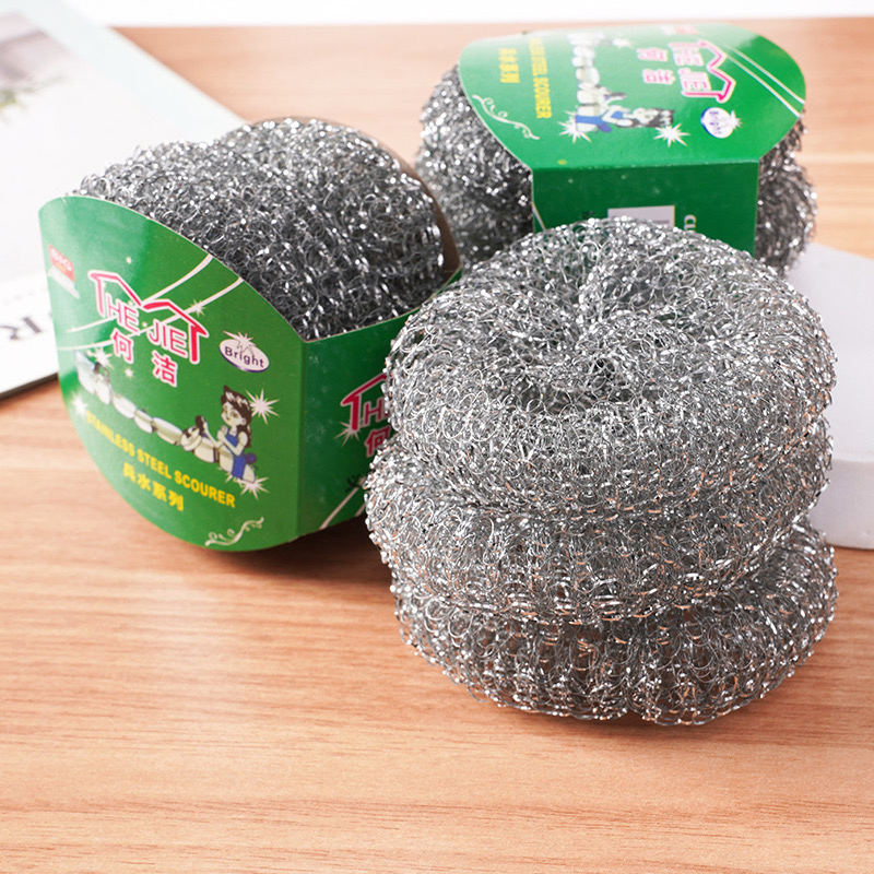 Металлическая мочалка для чистки из нержавеющей стали