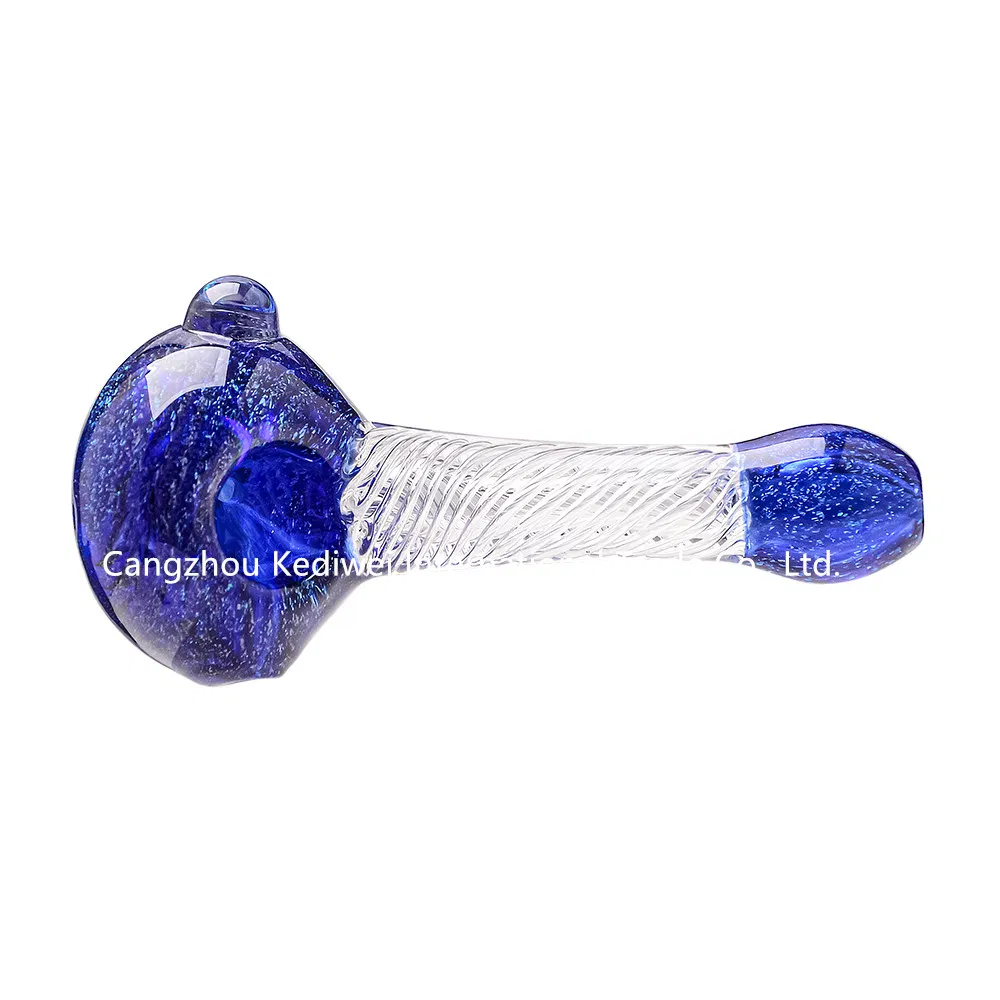 Handblown Dichro Glass Hand Pipe Smoking Pipe Oil Burner Factory Wholesale