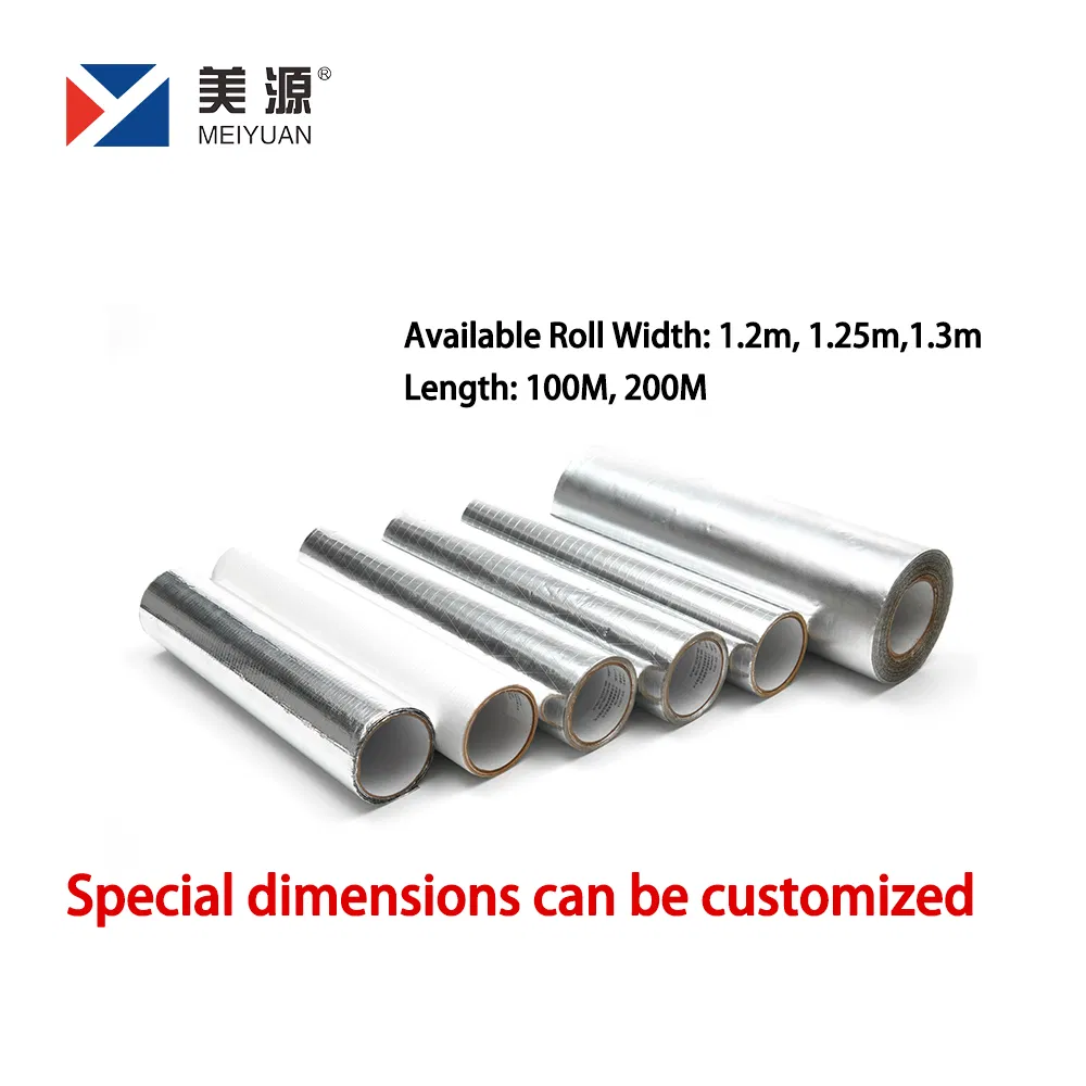 Building Materials Wholesale Flame Retardant Glass Fibre Aluminum Foil Reflective Insulation Facing