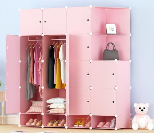 Hot-Selling Bedroom Large Capacity Multifunctional Wardrobe with Pattern