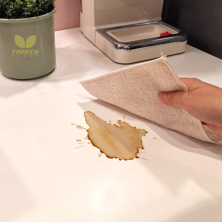 Topeco 100% Biodegradable Bamboo Fiber Cleaning Cloth Set