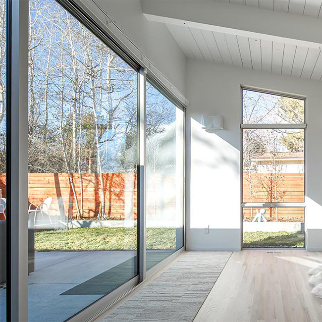 Modern Customized Doors with America Standard Thermal Break Argon Glass Aluminum Door