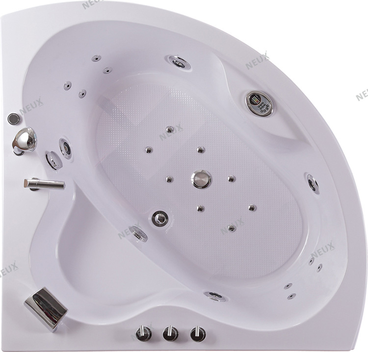 Угловая ванна с гидромассажем и подсветкой Lante TLP-636