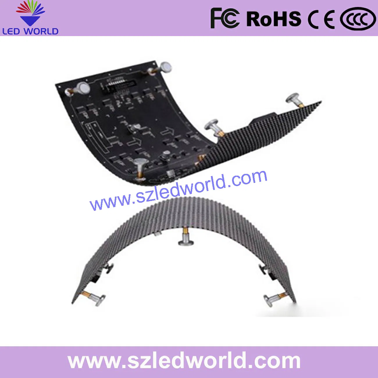 P2.5 Full Color Soft LED Display Module in Shopping Mall