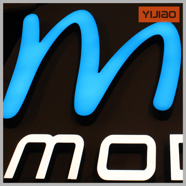 Customize Acrylic Front Lit Signage LED Letter Sign Company Logo for Business