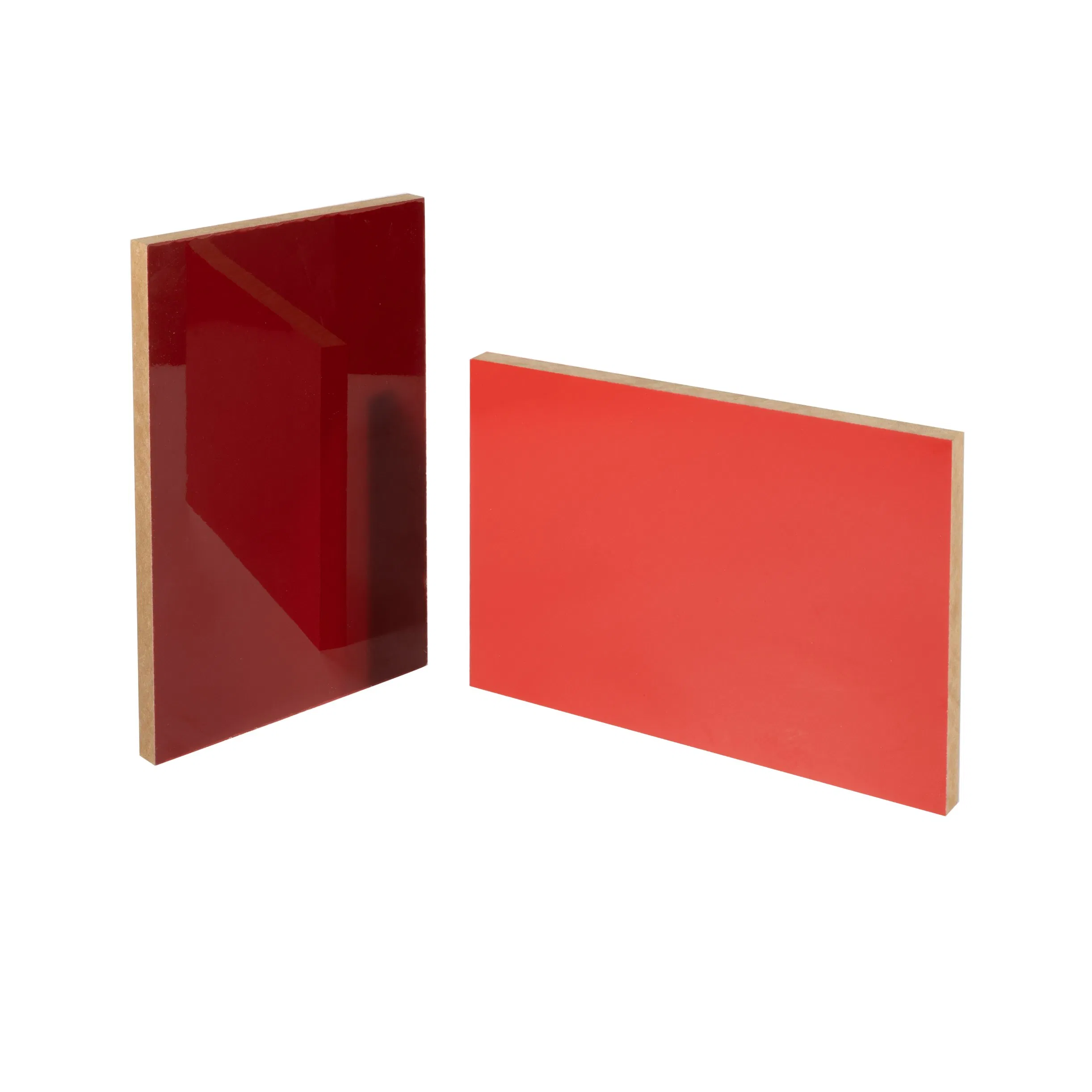 8mm~18mm White, Win Red, Solid Color UV MDF for Cabinet and Furniture