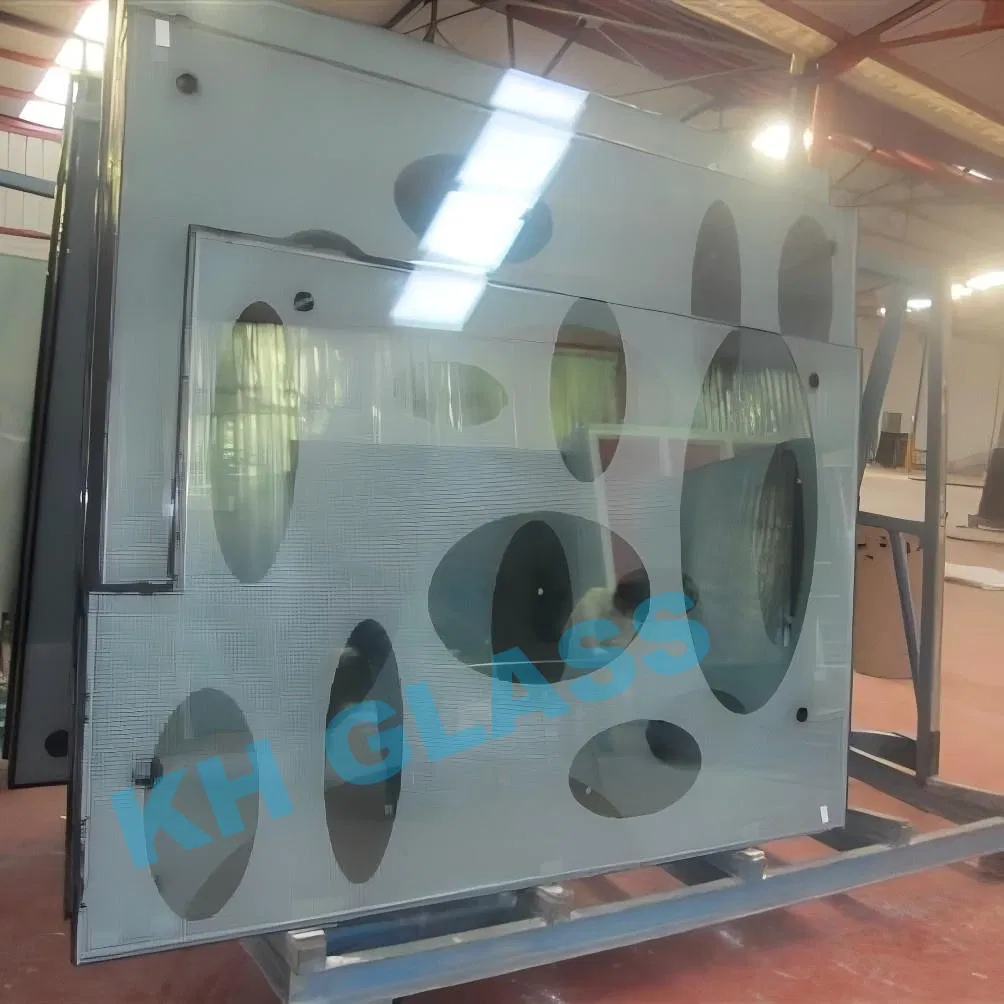 Silk Screen Printed Tempered Glass 6mm 8mm 10mm Thick Safety Tempered Glass