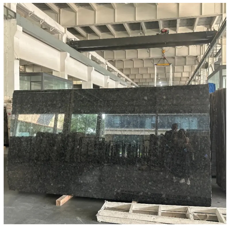 Polished Volga Blue Granite Slabs