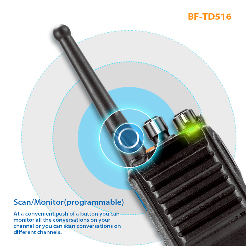 Портативная рация BelFone BF-TD516 с дальностью 12 км