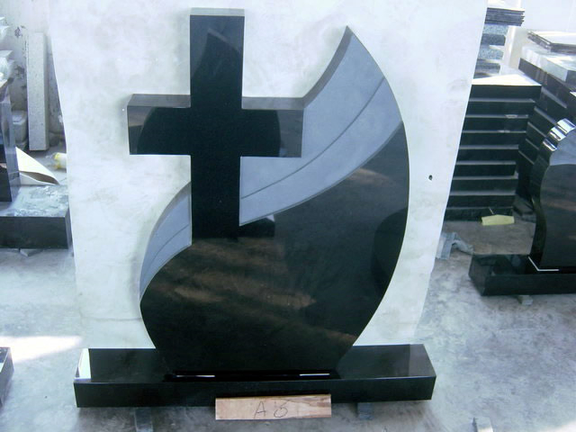 Black Tombstones Shanxi Black Granite Tombstones