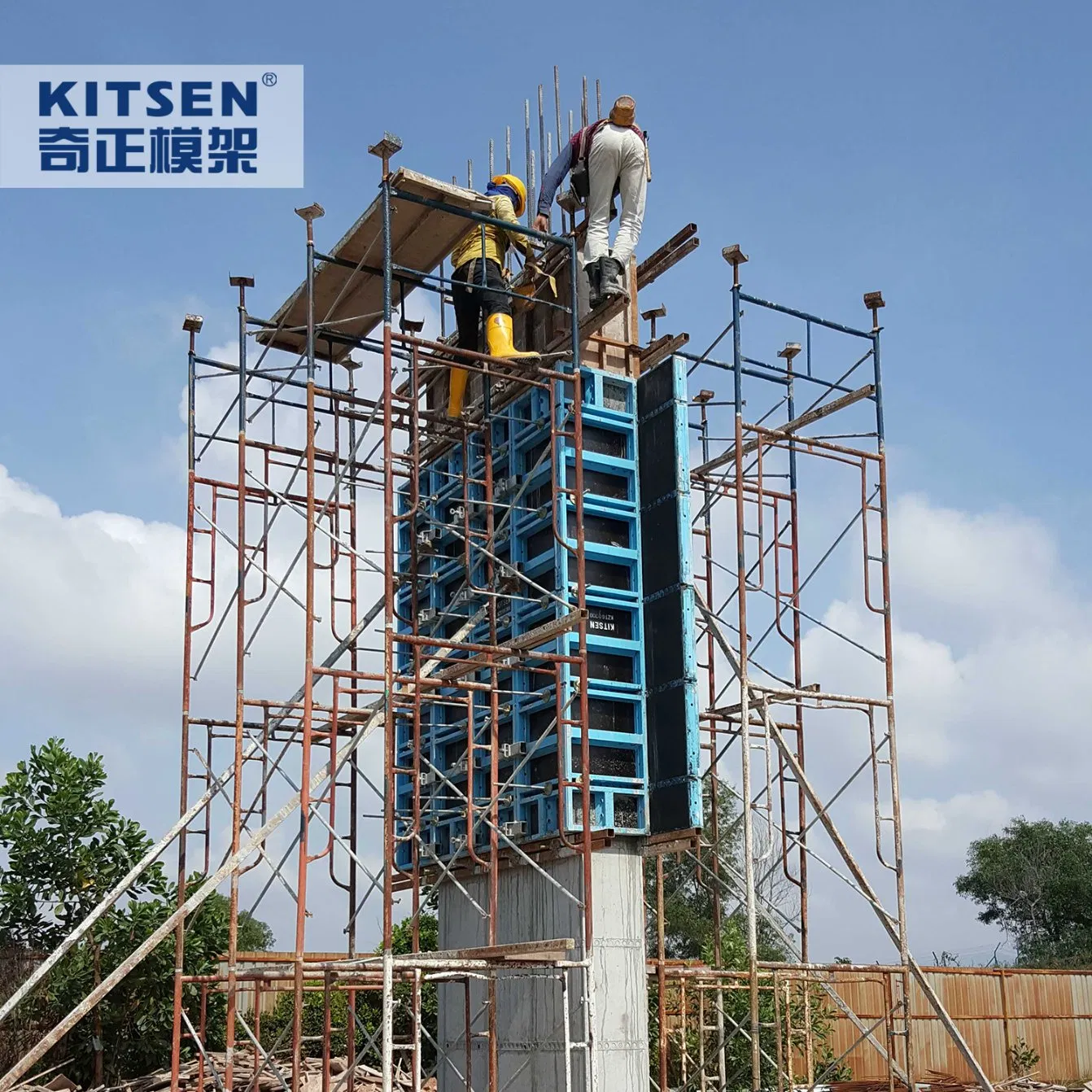 High-Load Aluminum Frame Formwork for Massive Concrete Retaining Wall Project Building Material