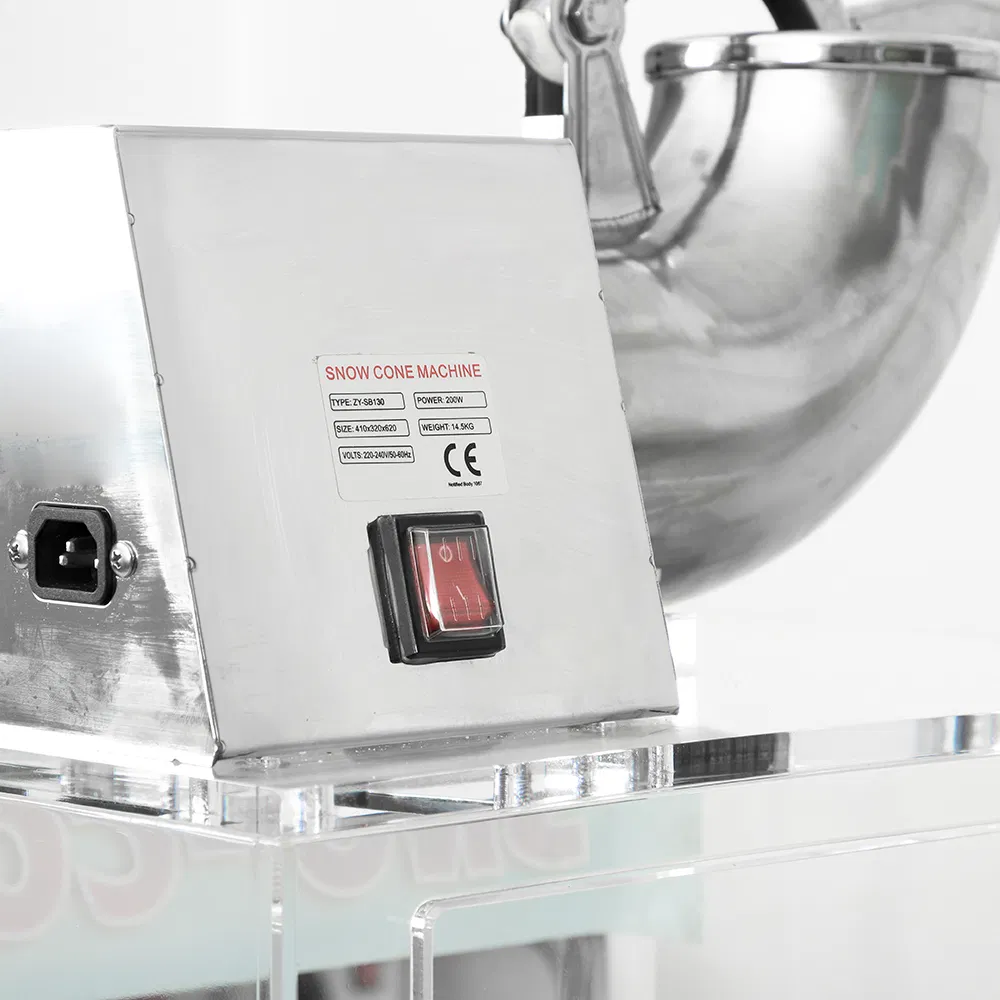 2022 Hot Sale Durable Stainless Steel Ice Crusher with Storage Cabinet