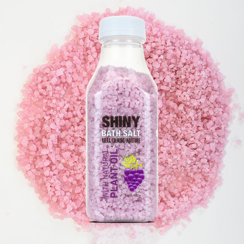 Natural No Irritation Relax Grape Bath Herbal Sea Salt