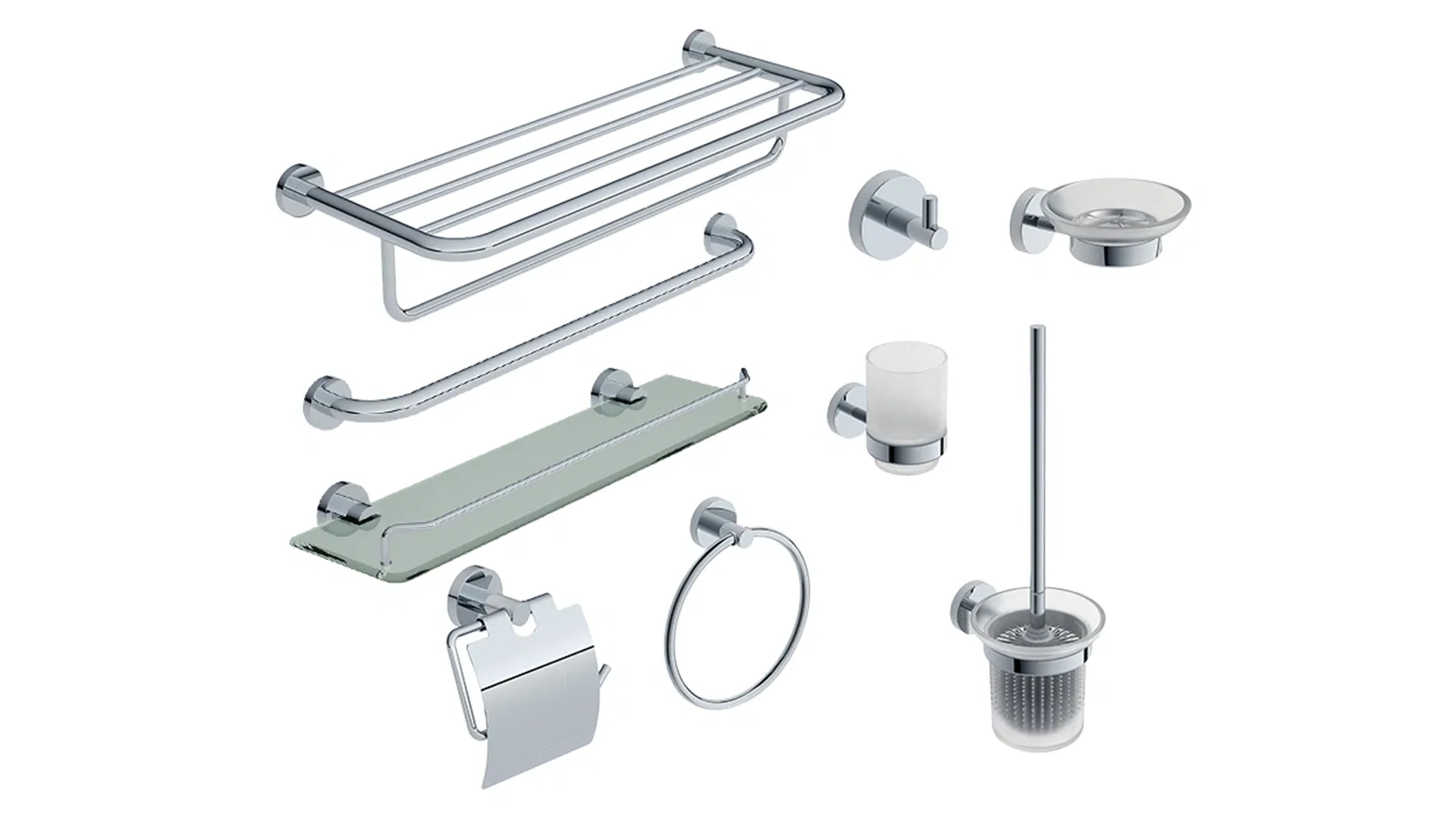 Держатель для туалетной бумаги из нержавеющей стали хром