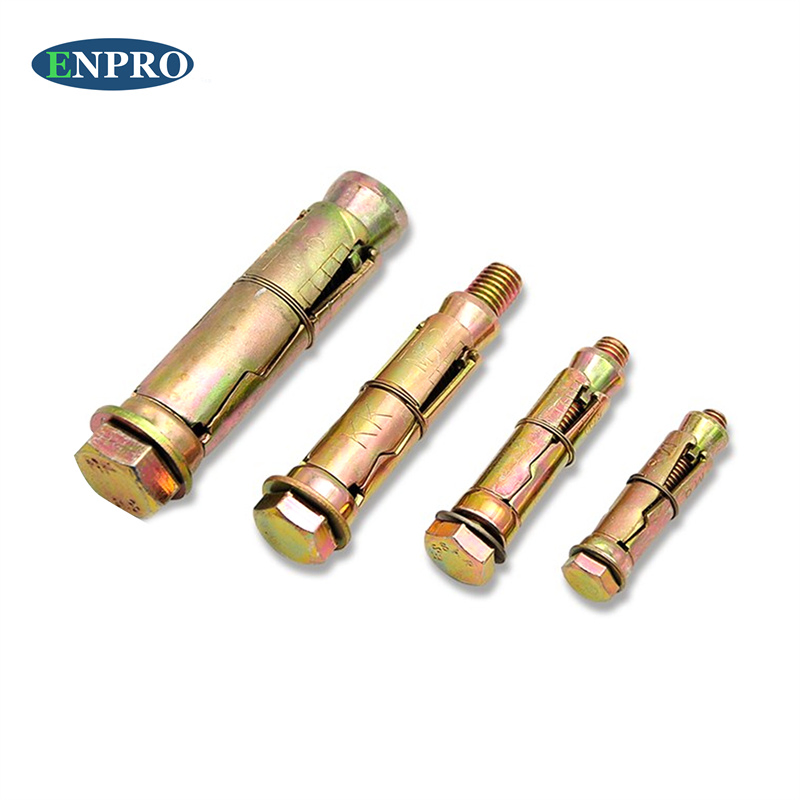 Анкерный болт с желтым цинковым покрытием 3PCS Shell 4PCS Bolt