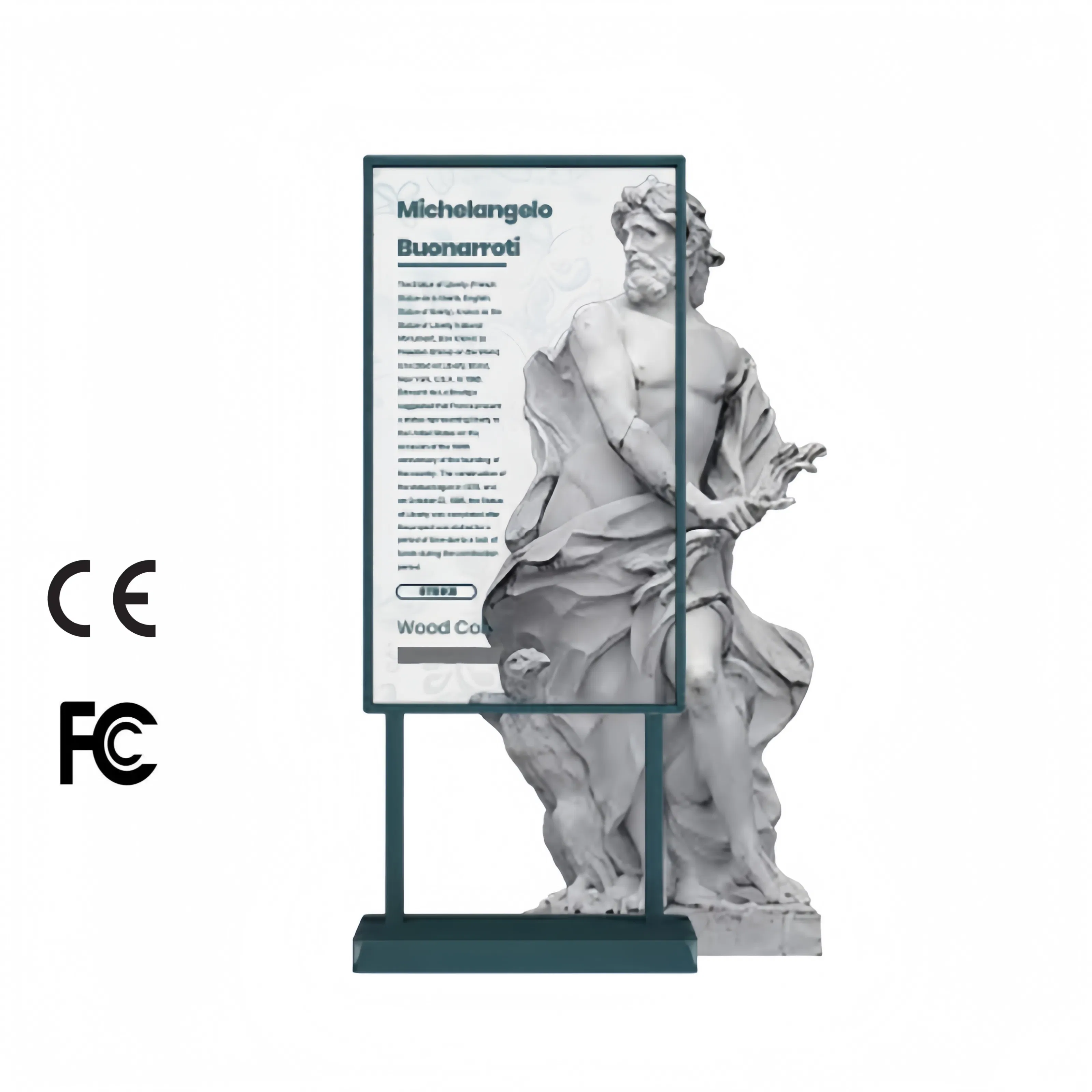 Factory OEM Indoor Touch Screen OLED Display for Digital Signage