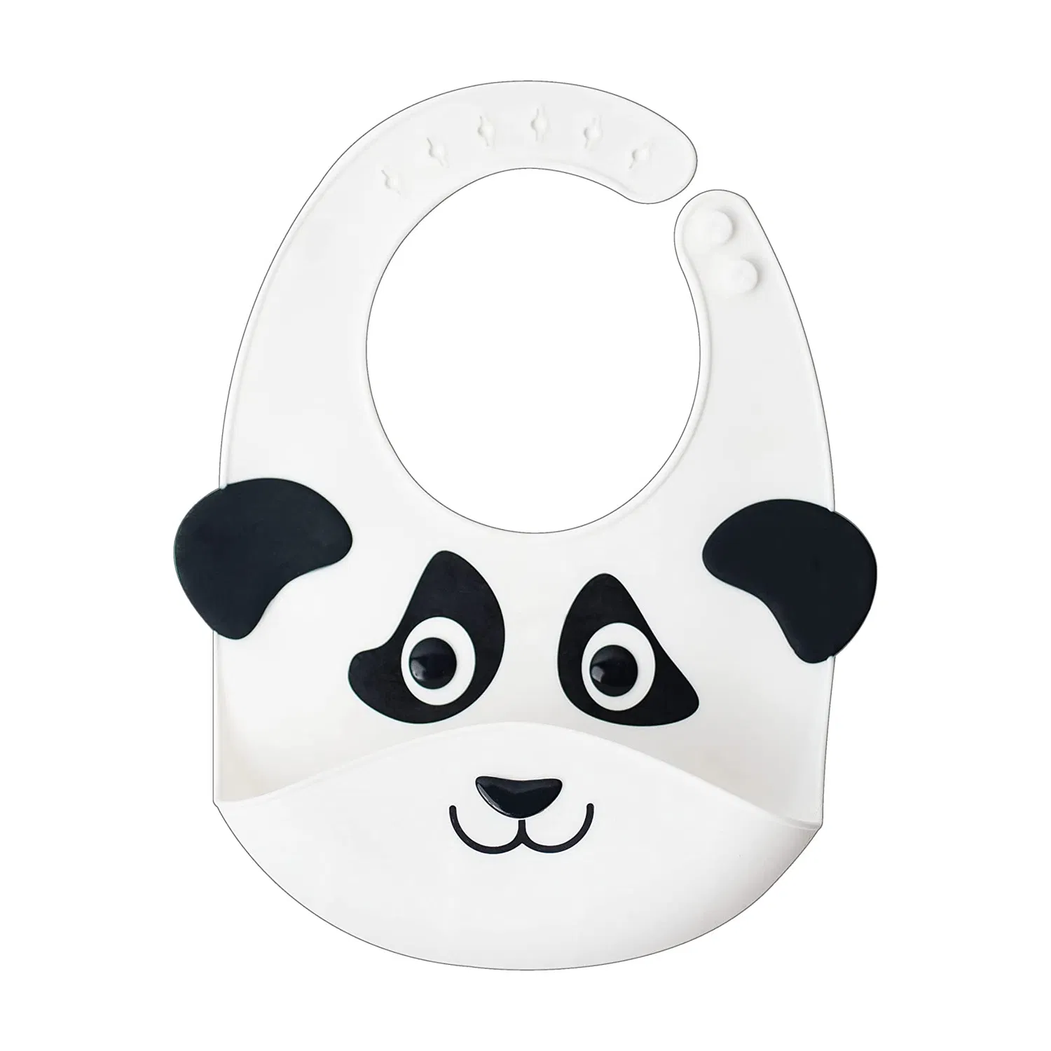 Factory Custom Lovely Printing Bib Silicone Baby Feeding