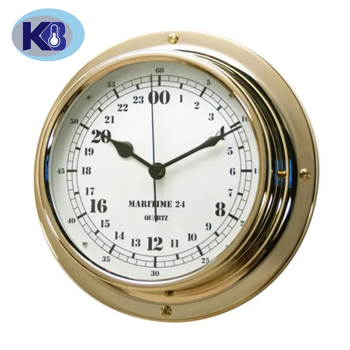 Gl198 Marine Clock Brass Case Dial 180mm