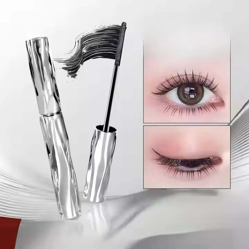 Custom Logo Sky High Eye Mascara Waterproof Extra Volume Essence Mascara Natural Curly Vegan Thick Eyelash Mascara