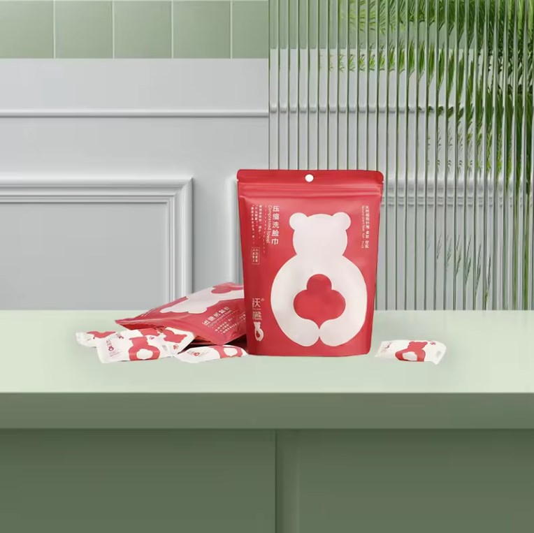 Disposable Compressed Pure Cotton Towel Non-Woven Fabric Face Towel for Travel and Business Facial Cleansing Use