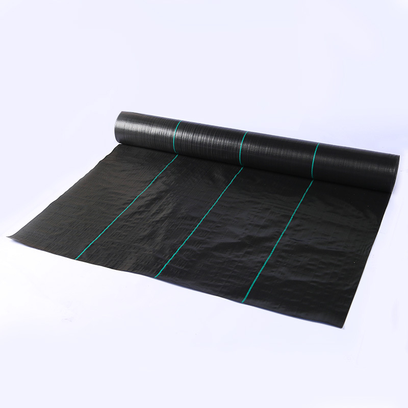 SGS China Supplier UV Treated Agriculture Garden Use Black Plastic Mulch Weed Barrier Fabric /Unterbodenewebe Antigrass Cloth