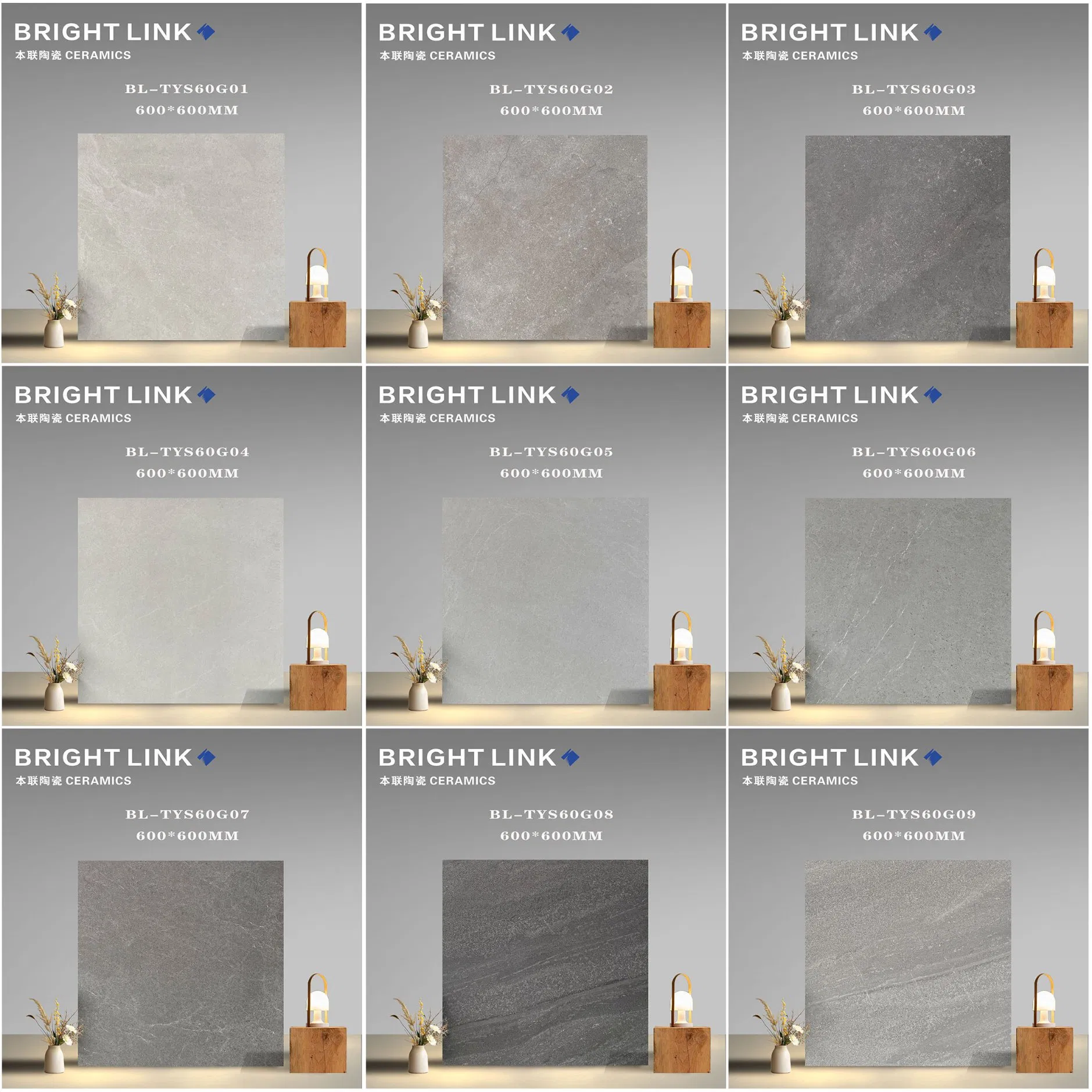 Promotion 60*60cm Antique Excellent Rustic Matte Porcelain Non-Slip Tile