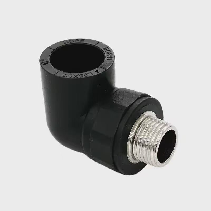 Factory Thread Fitting Male Adaptor PE Water Pipe Butt Fusion Socket Fitting HDPE Pipe Fitting