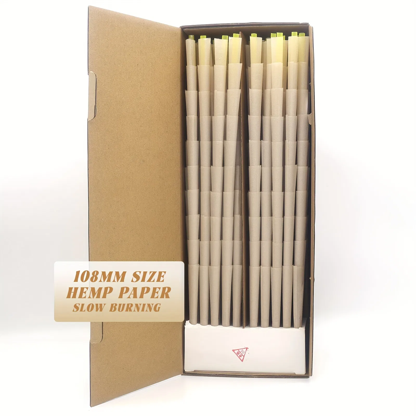 Fast Delivery 109mm Unbleached 1000PCS/Box Cigarette Rolling Smoking Tobacco Paper