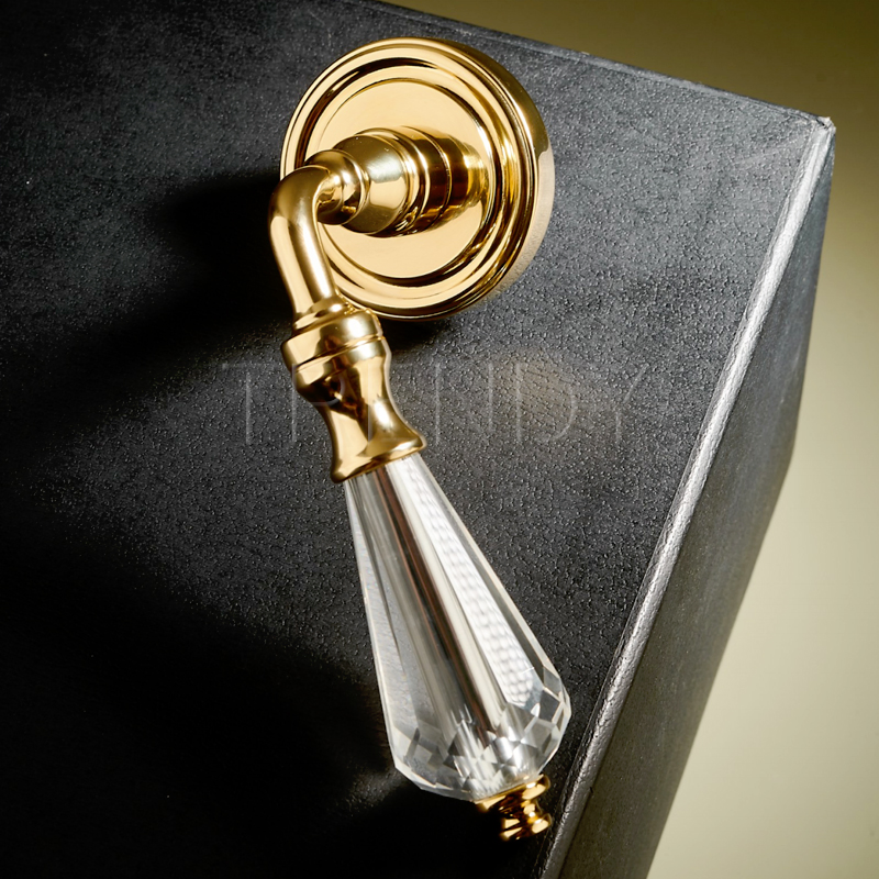 Light Luxury Style with Crystal Decorative Hardware Factory Supplier Zinc Alloy Door Handle (Z6247-ZR39)