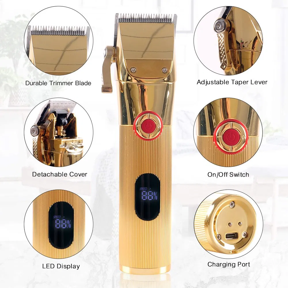 Electric Waterproof Rechargeable Proffessional Cordless Hair Clipper