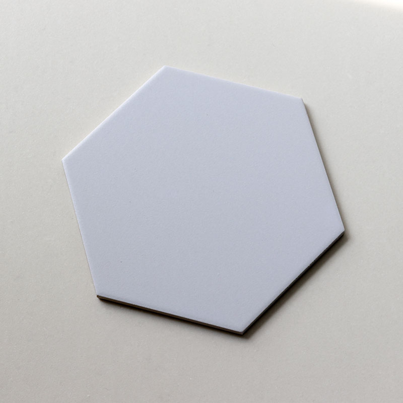 Colorful Glaze Kitchen Bathroom Anti-Slip Matte Ceramic Hexagon Floor Tiles