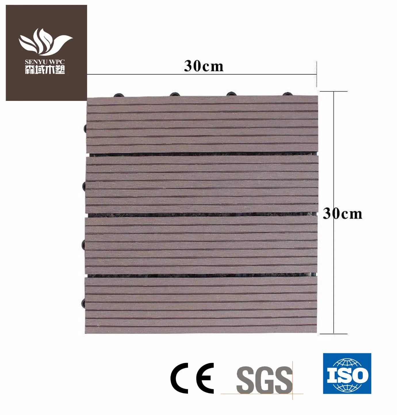 Террасная доска WPC для пола на балконе и улице