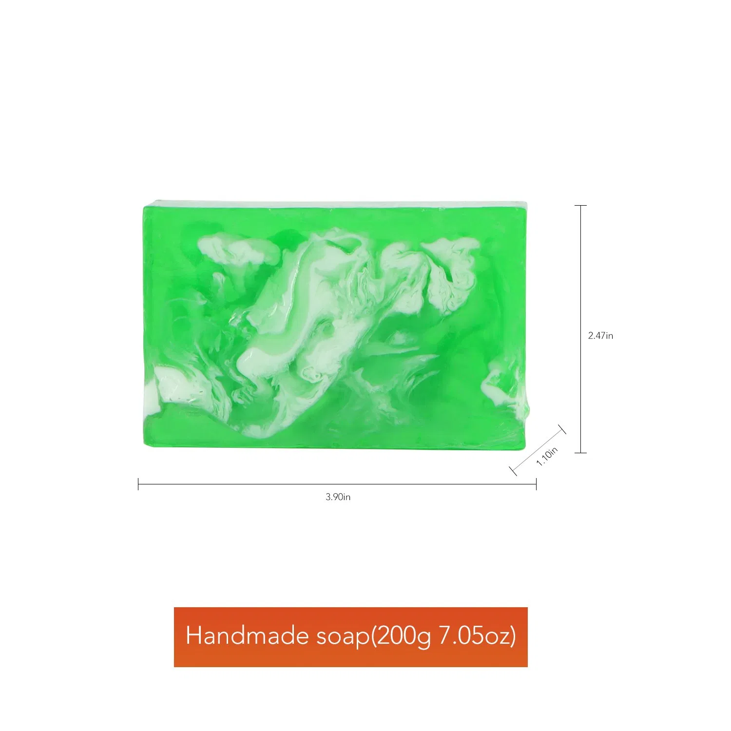 Moisturizing Organic Bath Soap Bar with Coconut Oil for Soft Skin Care