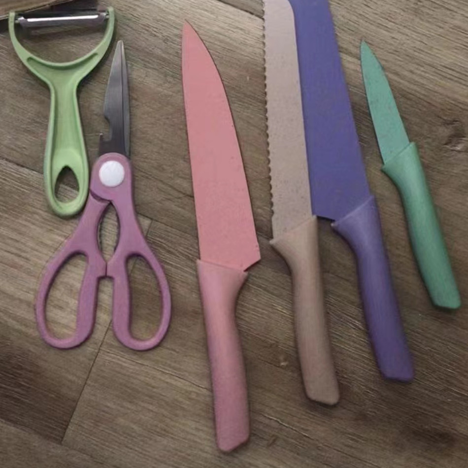 Набор кухонных ножей Macaron из нержавеющей стали