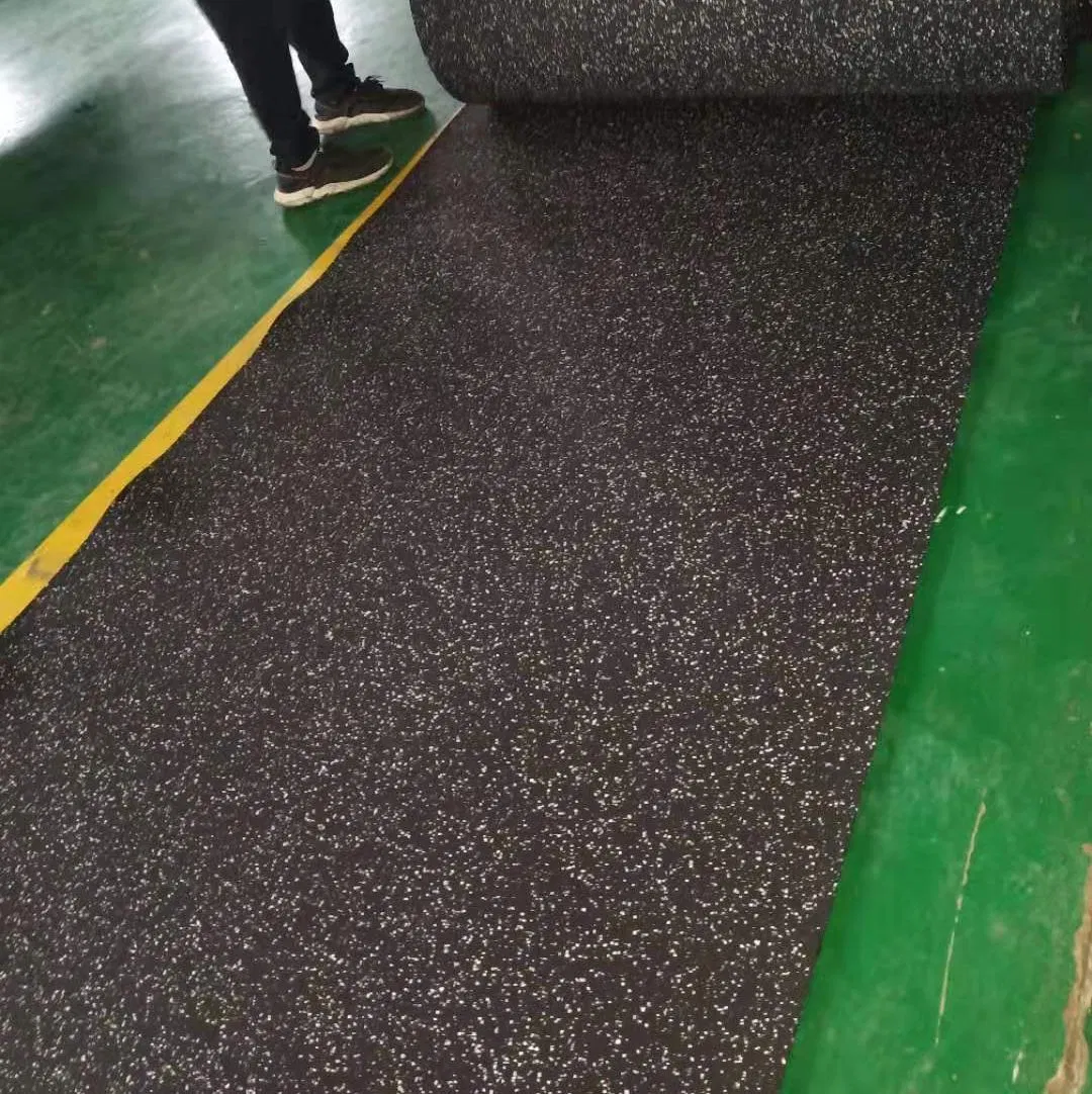 EPDM/SBR Waterproof Fitness Gym Rubber Floor Mat Anti-Slip Sports Flooring Rolls