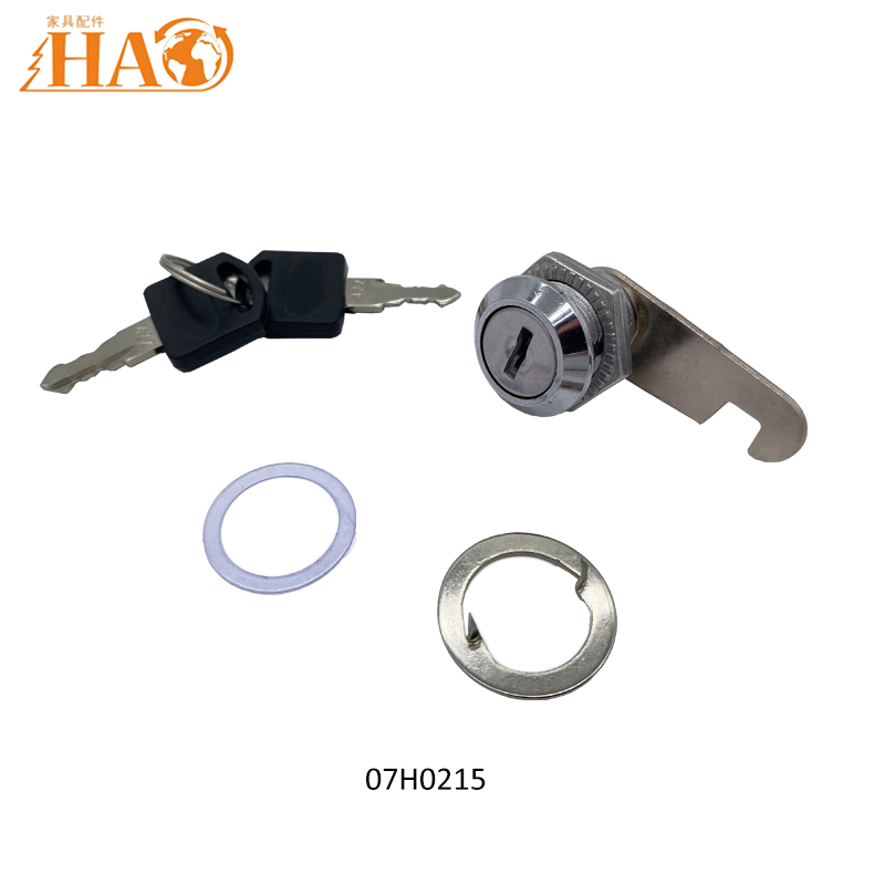 Furniture Accessories Zinc Alloy Cam Lock Chrome Finish Drawer Security Lock