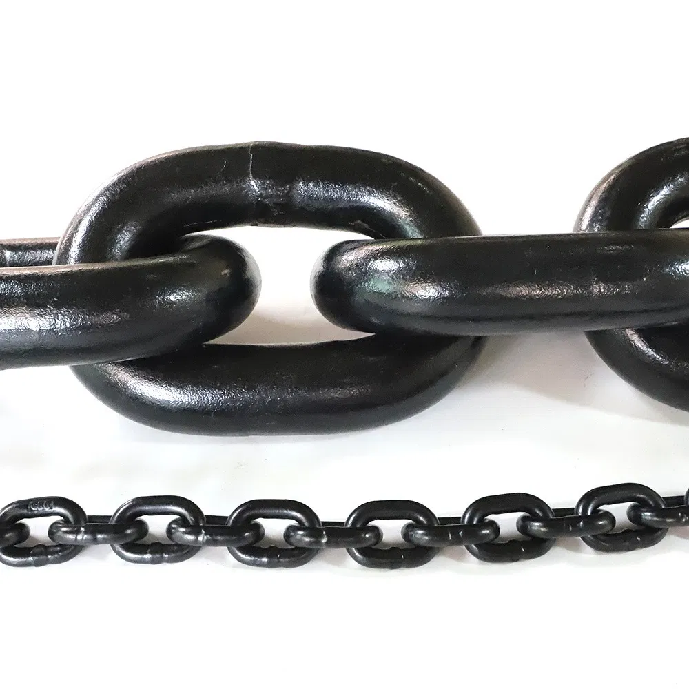 Manufactured From High Strength G80 22mncrni Steel Load Chain Link Chain