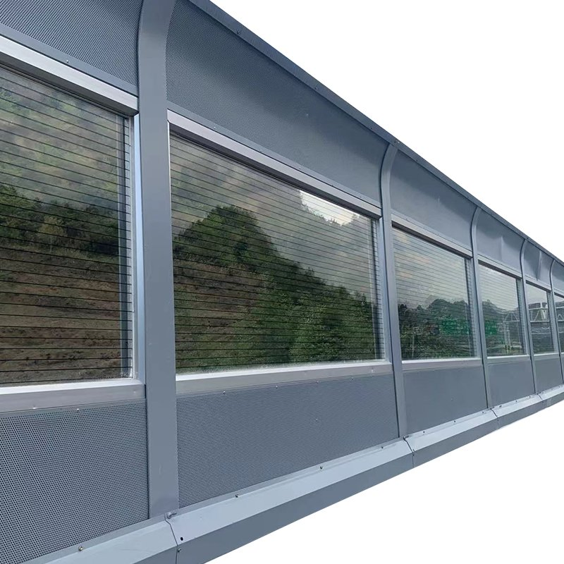 Customizable Acoustic Sound Barrier Metal Concrete PC Panel Noise Resistance Wall for Railway Highway