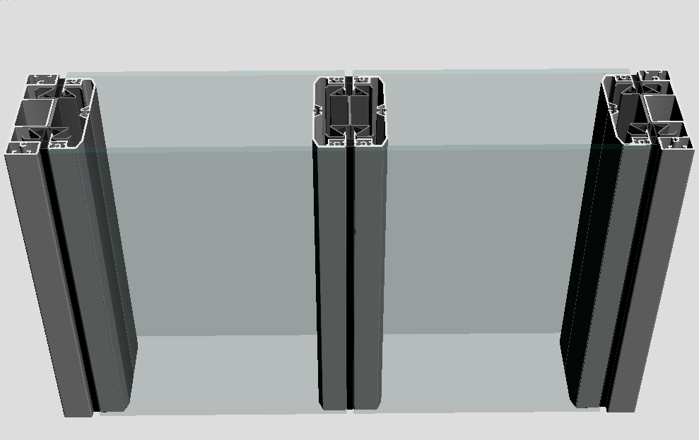 Aluminium Double Glass Office Partition for Commercial